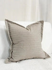Lexie Beige Luxury Linen Blend Cushion Cover - 45 x 45cm - Soft FurnishingsSoft Furnishings - Lulu Loves Home