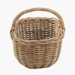 Burley rattan shopping basket by Pacific Lifestyle, woven design with sturdy handles