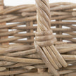 Burley rattan shopping basket by Pacific Lifestyle Limited with woven handles and natural wicker design
