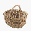 Burley rattan shopping basket by Pacific Lifestyle Limited with woven handles and natural finish