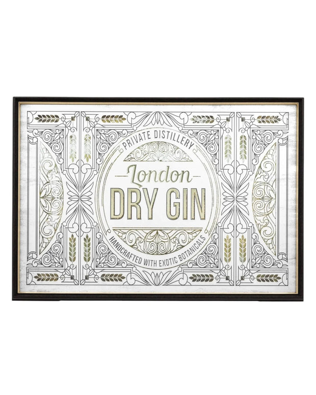London Dry Gin Mirror - PRE ORDER FOUR WEEK DELIVERY - Furniture And MirrorsFurniture And Mirrors - Lulu Loves Home