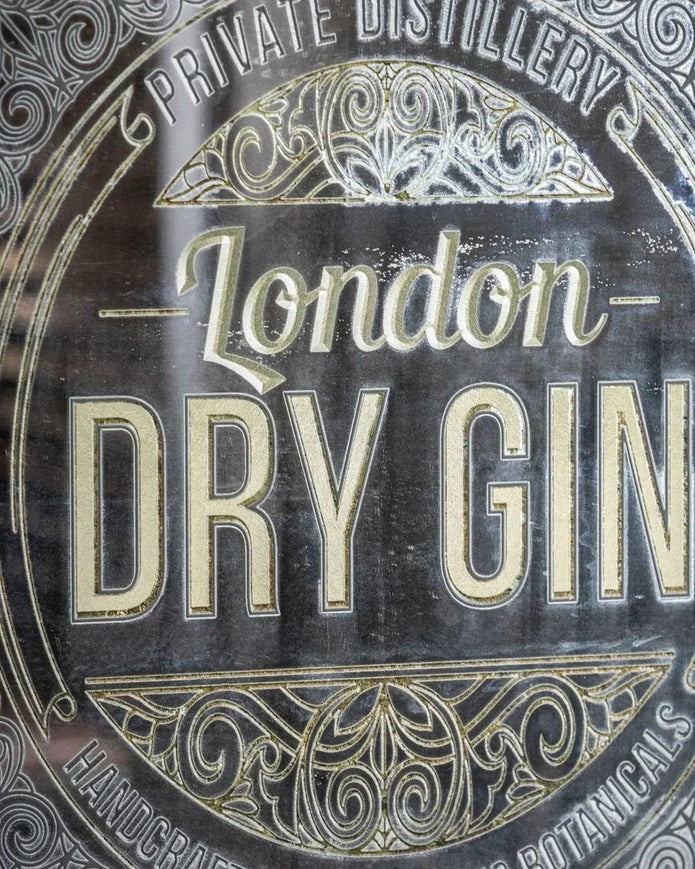 London Dry Gin Mirror - PRE ORDER FOUR WEEK DELIVERY - Furniture And MirrorsFurniture And Mirrors - Lulu Loves Home