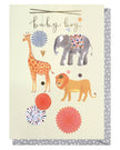 New Baby Card by Louise Tiler featuring a baby boy mobile design, perfect for greeting celebrating a new arrival.