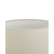 Extra large ribbed stone lamp from Hill Interiors Ludlow collection, featuring textured surface and elegant lighting design.