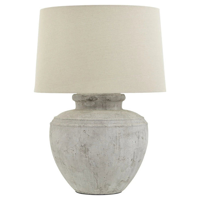 Ludlow Stone Natural Ribbed Lamp - Extra Large - LightingLighting - Lulu Loves Home