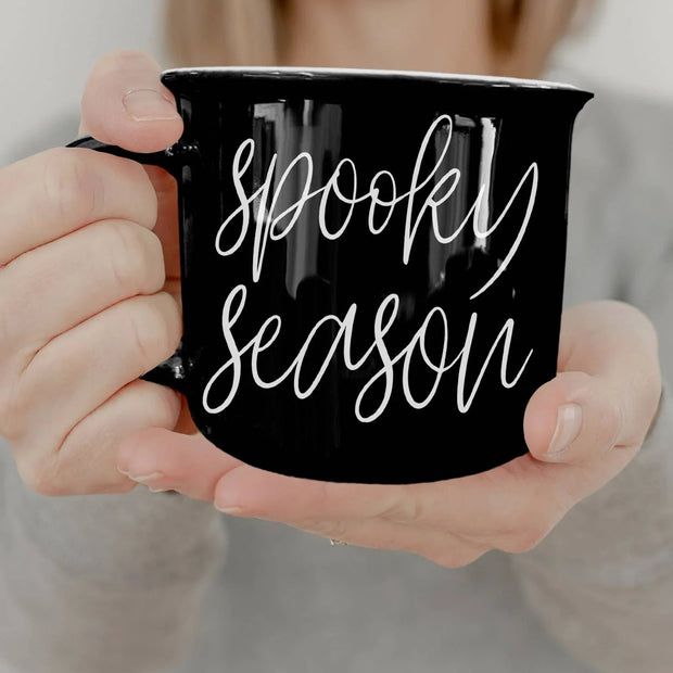 Black Ceramic Autumn Coffee Mug - Seasonal Decor - AutumnSeasonal Decor - Autumn - Lulu Loves Home