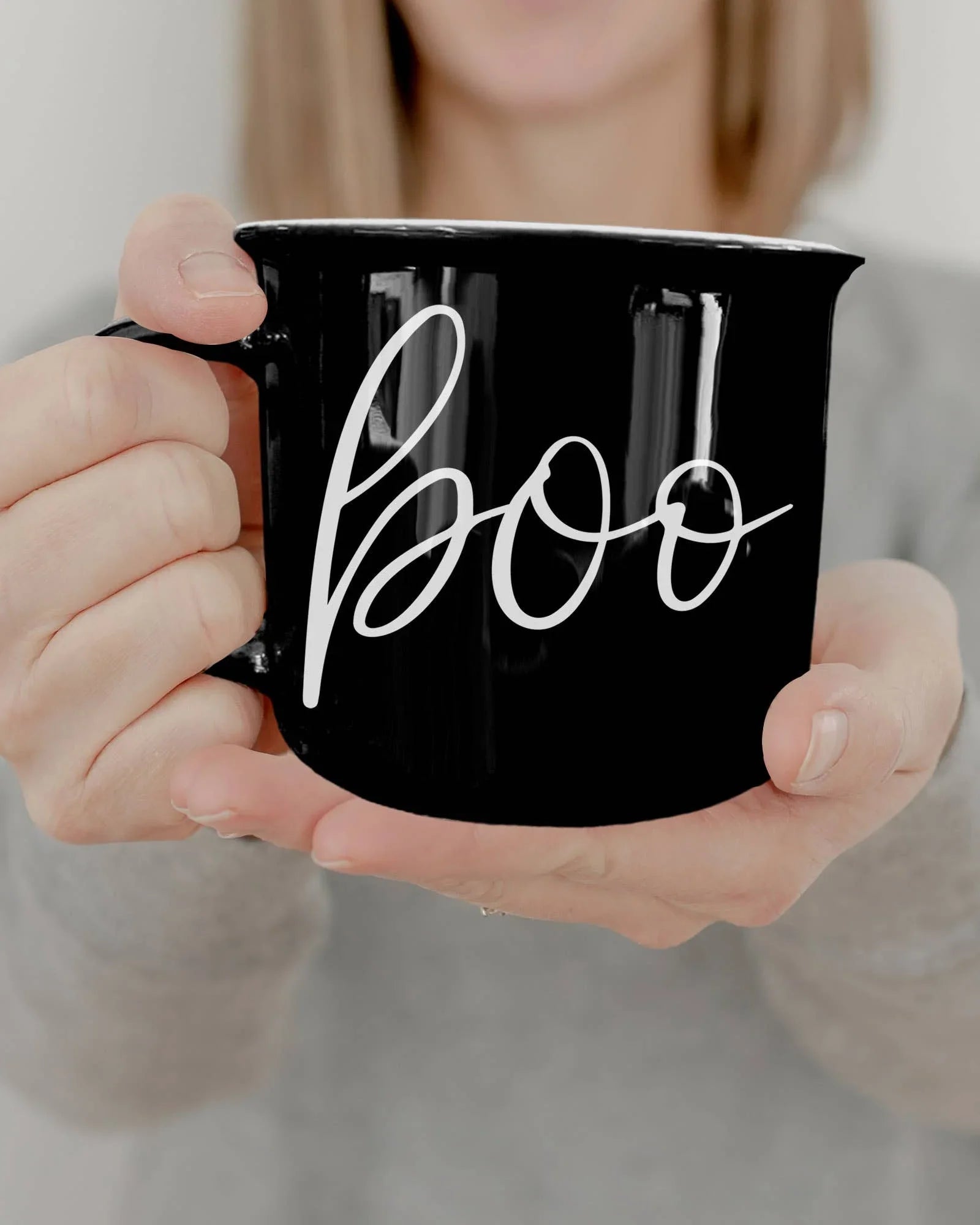 Black Ceramic Autumn Coffee Mug - Seasonal Decor - AutumnSeasonal Decor - Autumn - Lulu Loves Home