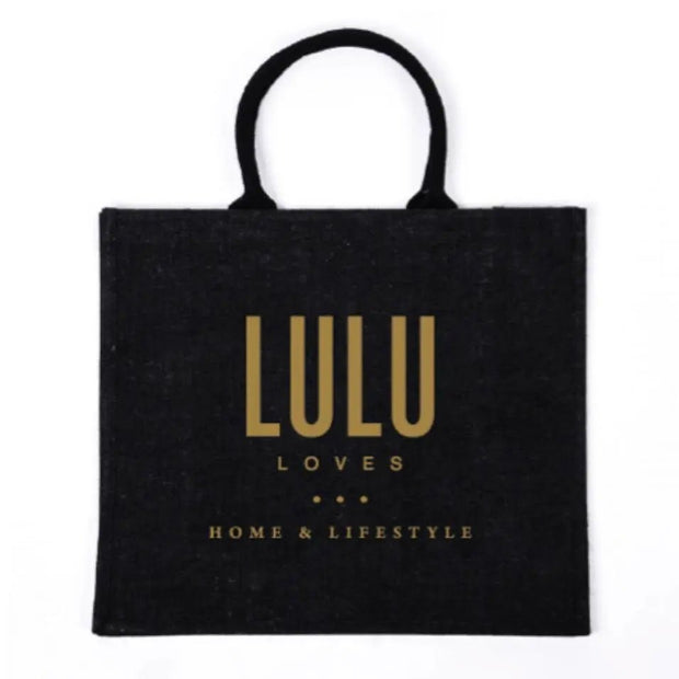 Lulu Loves Home Black Tote Bag - AccessoriesAccessories - Lulu Loves Home