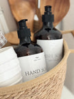 Spring-themed new home gift basket by Lulu Loves Home featuring decorative items and cozy essentials for a welcoming home.