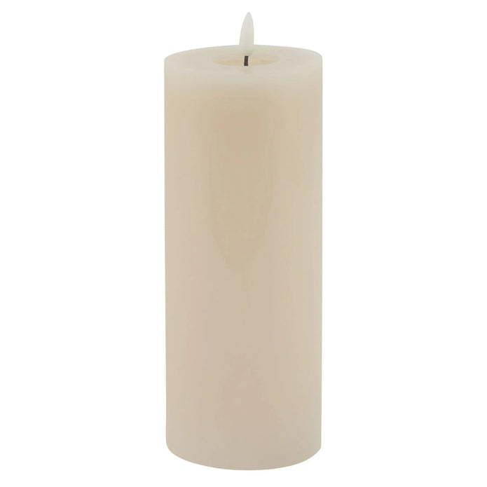 Luxe Collection Melt Effect 3.5x9 Taupe LED Wax Candle - CandlesCandles - Lulu Loves Home