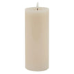 Luxe Collection Melt Effect 3.5x9 Taupe LED Wax Candle - CandlesCandles - Lulu Loves Home