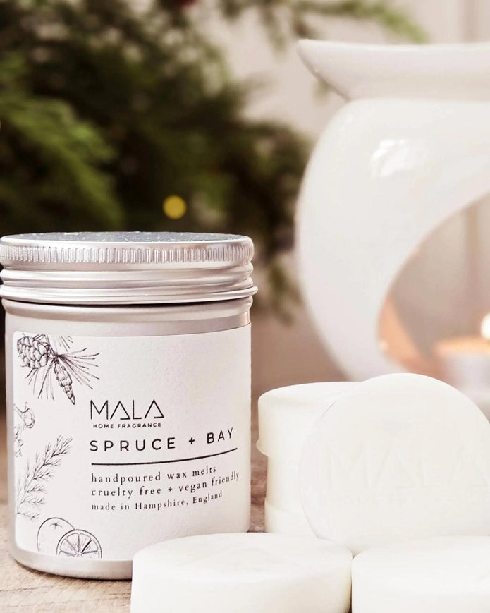Mala Home Fragrance Luxury Wax Melt Tins - Spruce And Bay Wax Melts - Home FragranceHome Fragrance - Lulu Loves Home