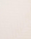 Malini Amelle Ivory Cream queen size quilted bedspread with soft, luxurious fabric and diamond quilting pattern.