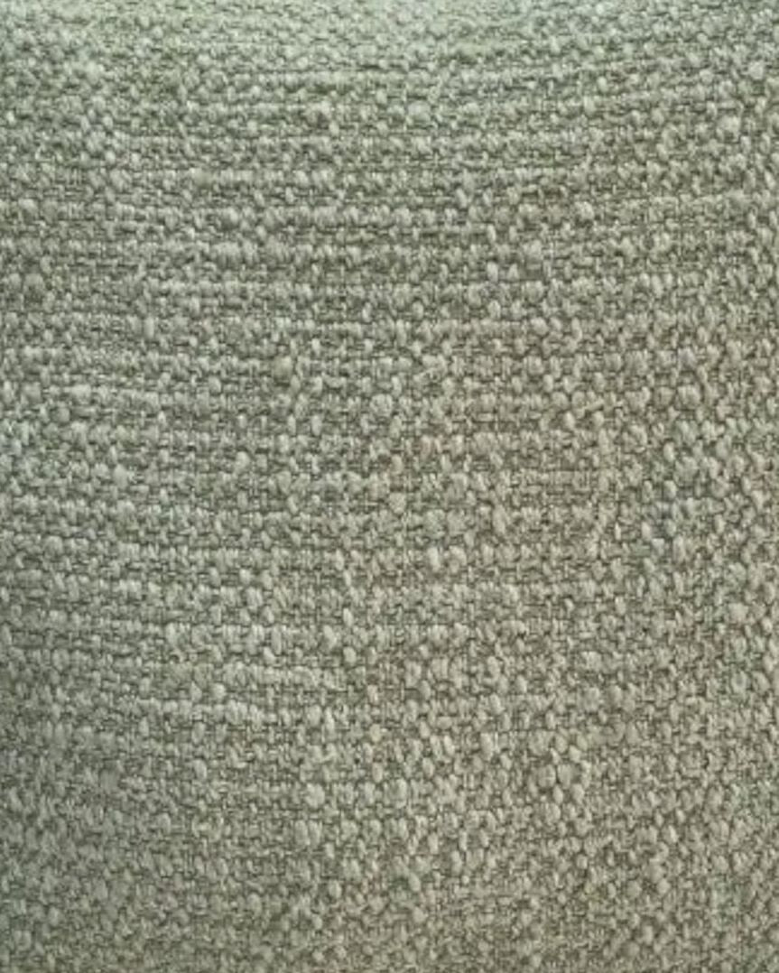 Sage green textured cushion cover by Malini, soft furnishings with a woven pattern, perfect for decorative home accents.
