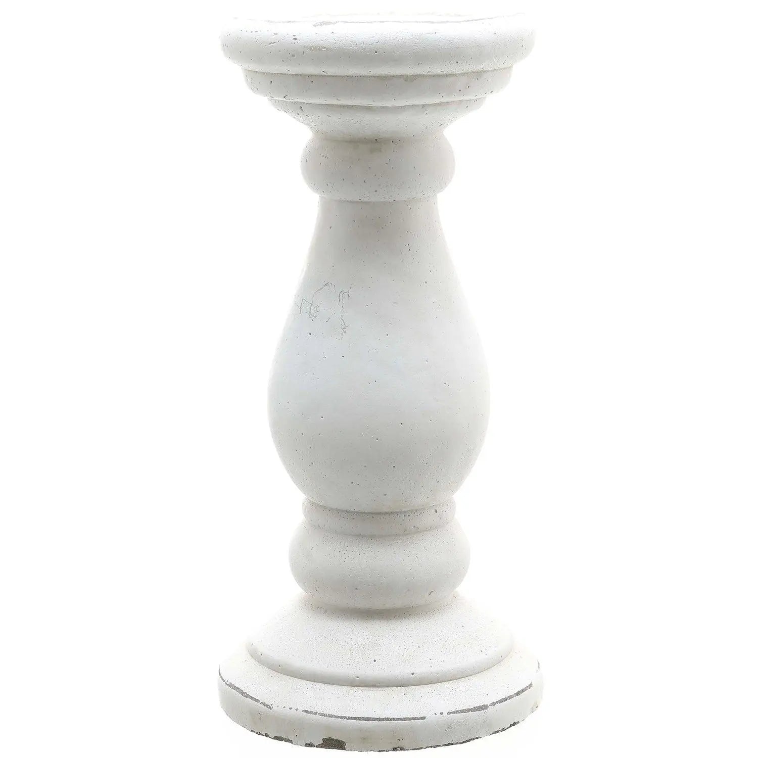 Matt White Ceramic Candlestick - Home DecorHome Decor - Lulu Loves Home