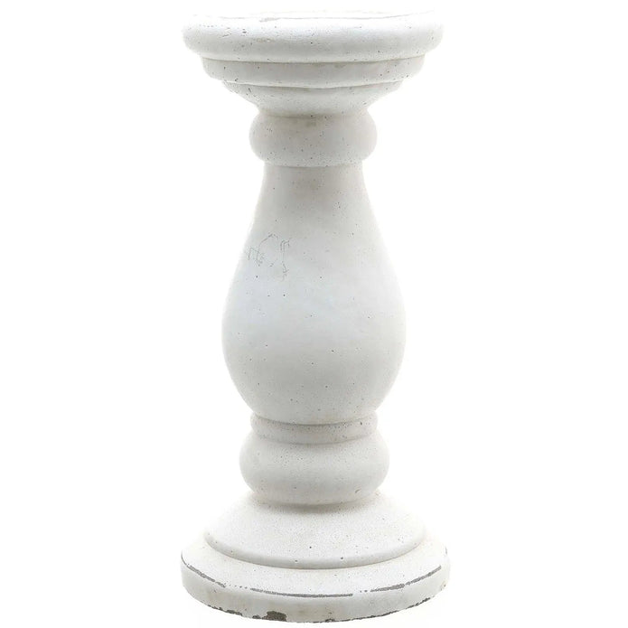 Matt White Ceramic Candlestick - Home DecorHome Decor - Lulu Loves Home