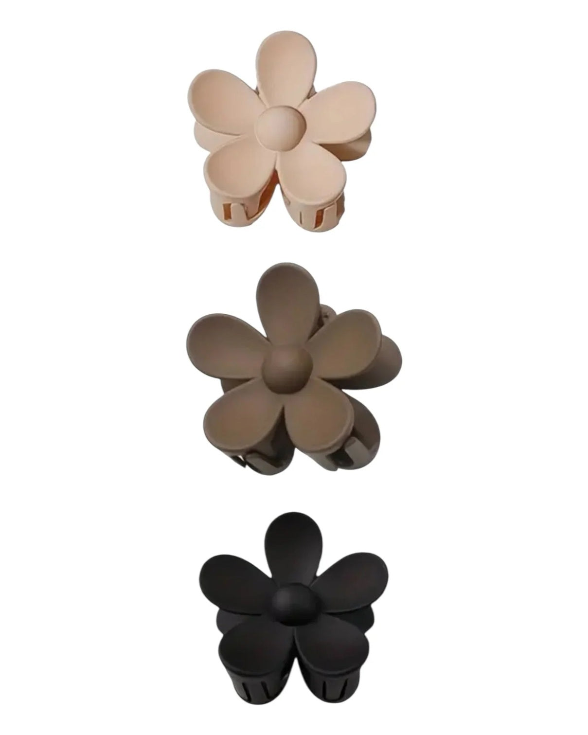 Medium Neutral Coloured Daisy Flower Hair Clip - AccessoriesAccessories - Lulu Loves Home