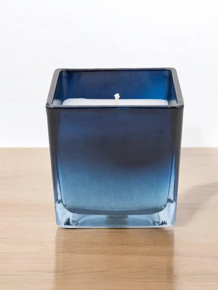 Midnight Musk Blue Ombré Square Candle - CandlesCandles - Lulu Loves Home