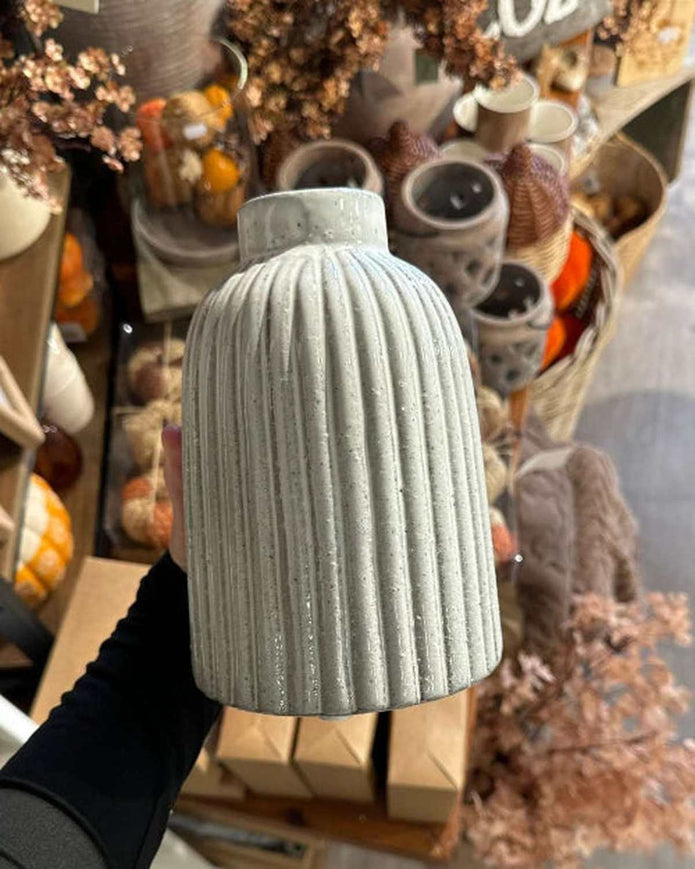 Monte Medium Ribbed Vase - VasesVases - Lulu Loves Home