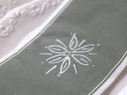 Napkins With Flower - Olive Green - Kitchen & DiningKitchen & Dining - Lulu Loves Home