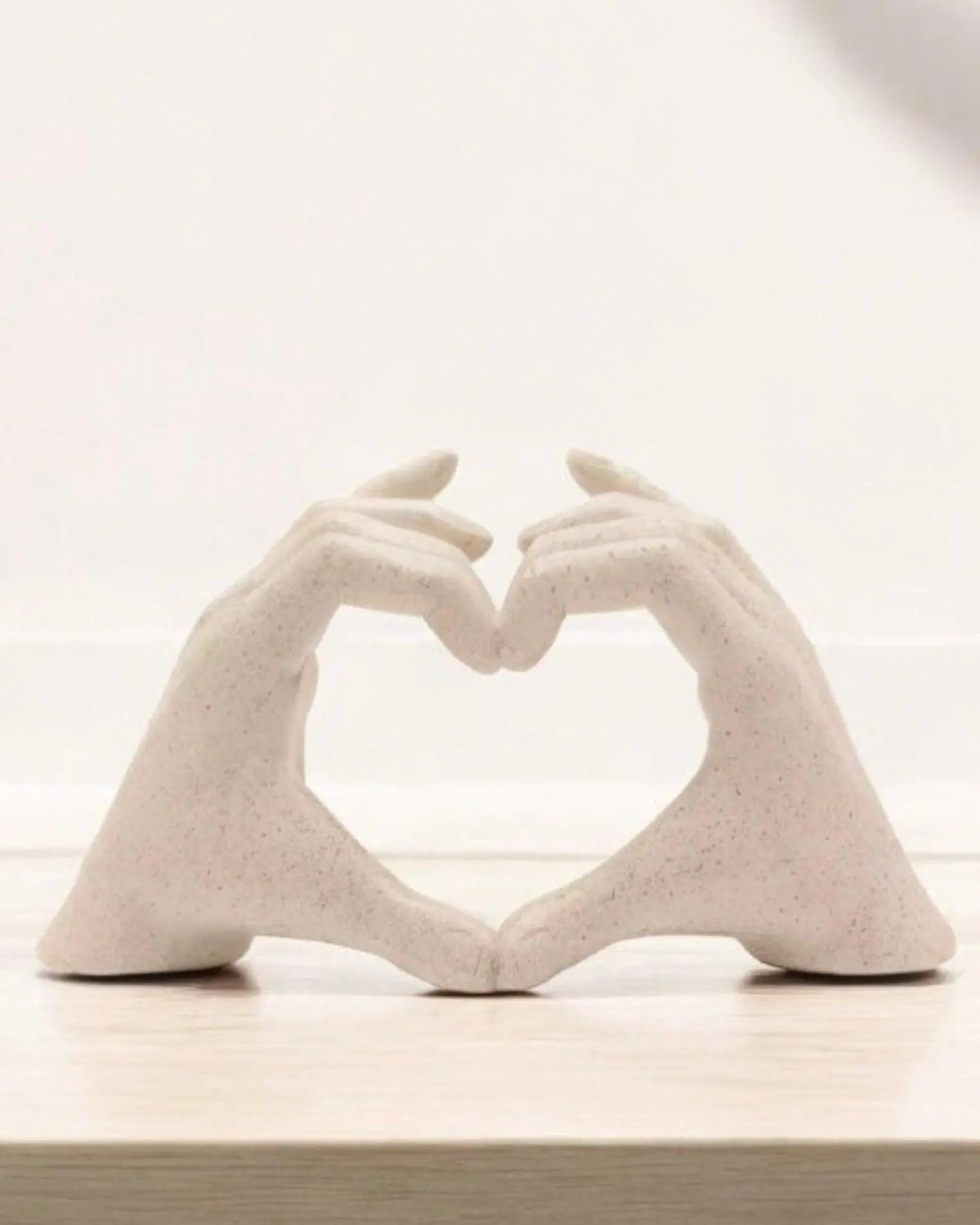 Natural Cream Ceramic Heart Hands - Home DecorHome Decor - Lulu Loves Home