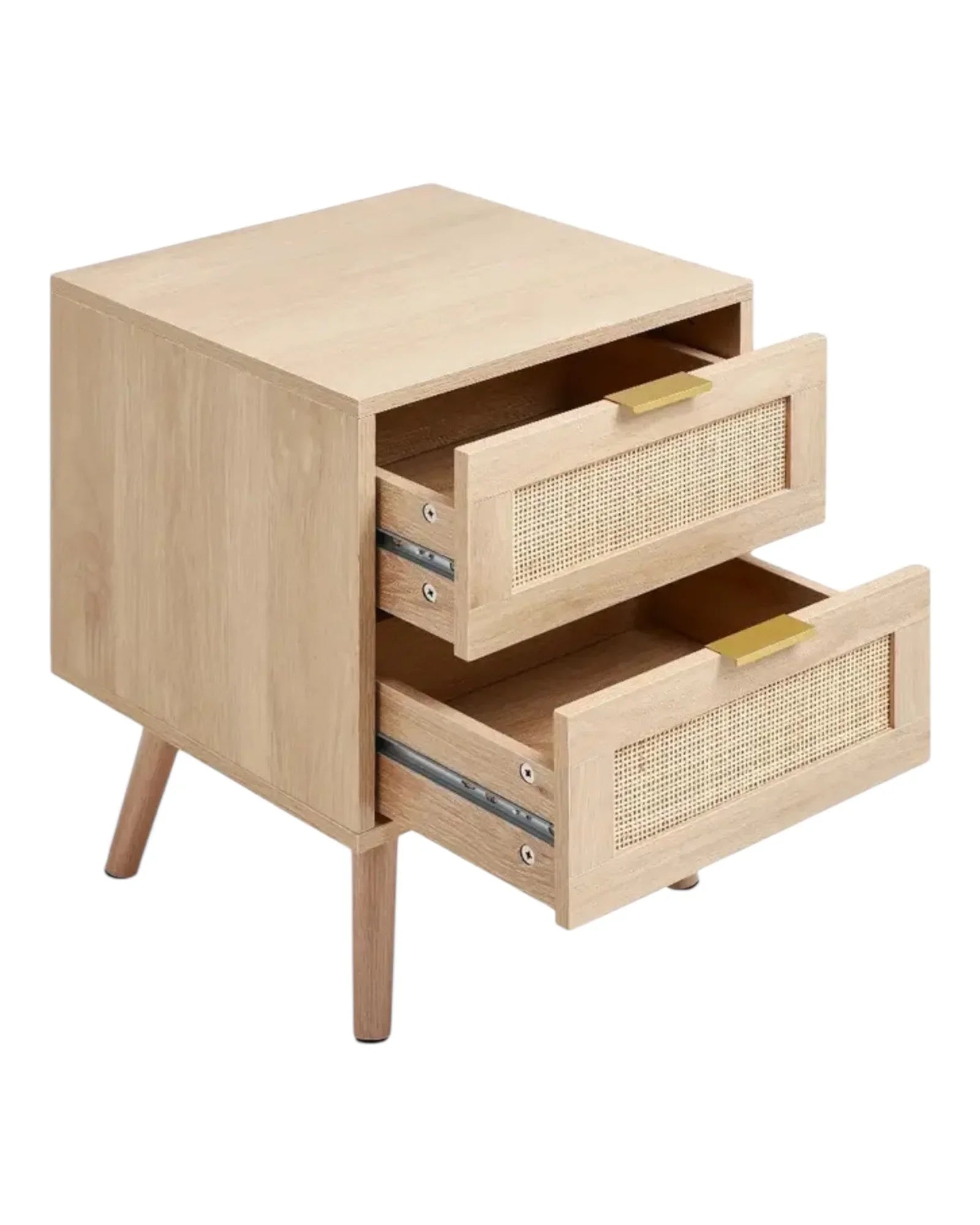 Natural Framed Rattan Bedside Lamp Tables - PRE ORDER 3 WEEKS DELIVERY - Furniture And MirrorsFurniture And Mirrors - Lulu Loves Home