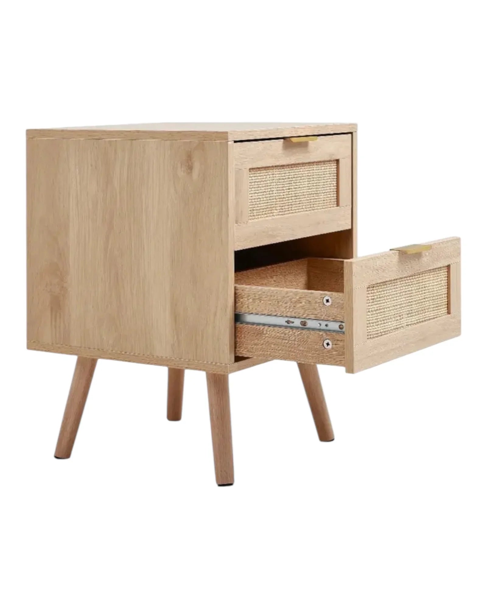 Natural Framed Rattan Bedside Lamp Tables - PRE ORDER 3 WEEKS DELIVERY - Furniture And MirrorsFurniture And Mirrors - Lulu Loves Home