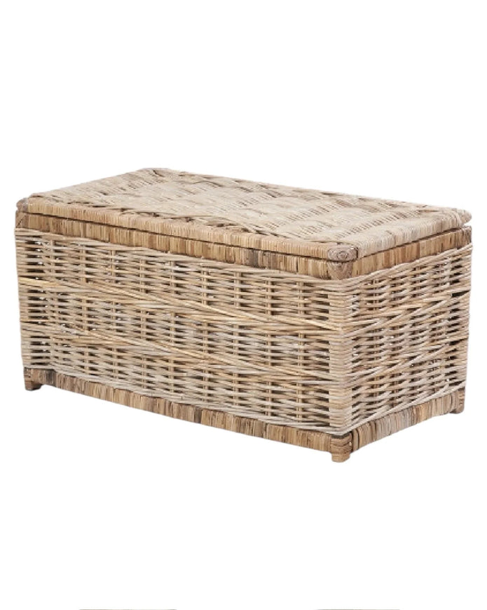 Natural Kubu Rattan Basket Storage Trunks - PRE ORDER SIX WEEK DELIVERY - Furniture And MirrorsFurniture And Mirrors - Lulu Loves Home