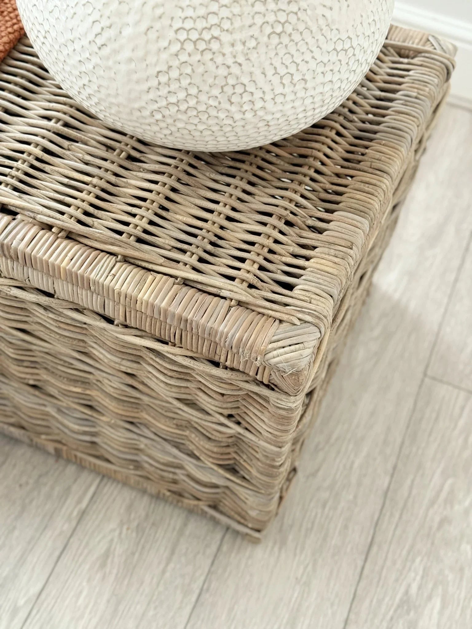 Natural Kubu Rattan Basket Storage Trunks - PRE ORDER SIX WEEK DELIVERY - Furniture And MirrorsFurniture And Mirrors - Lulu Loves Home