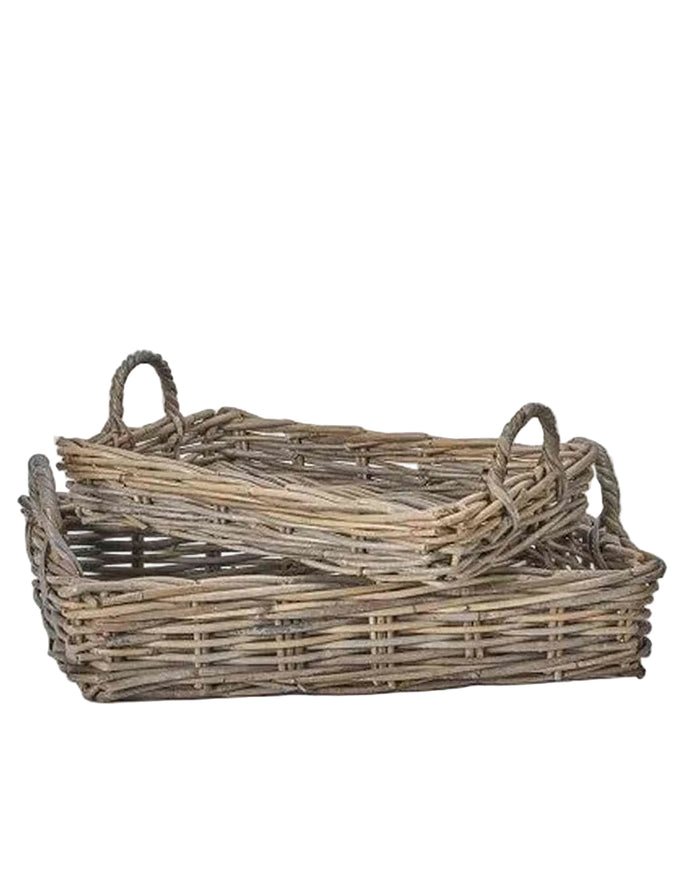 Natural Kubu Rattan Tray - Furniture And MirrorsFurniture And Mirrors - Lulu Loves Home