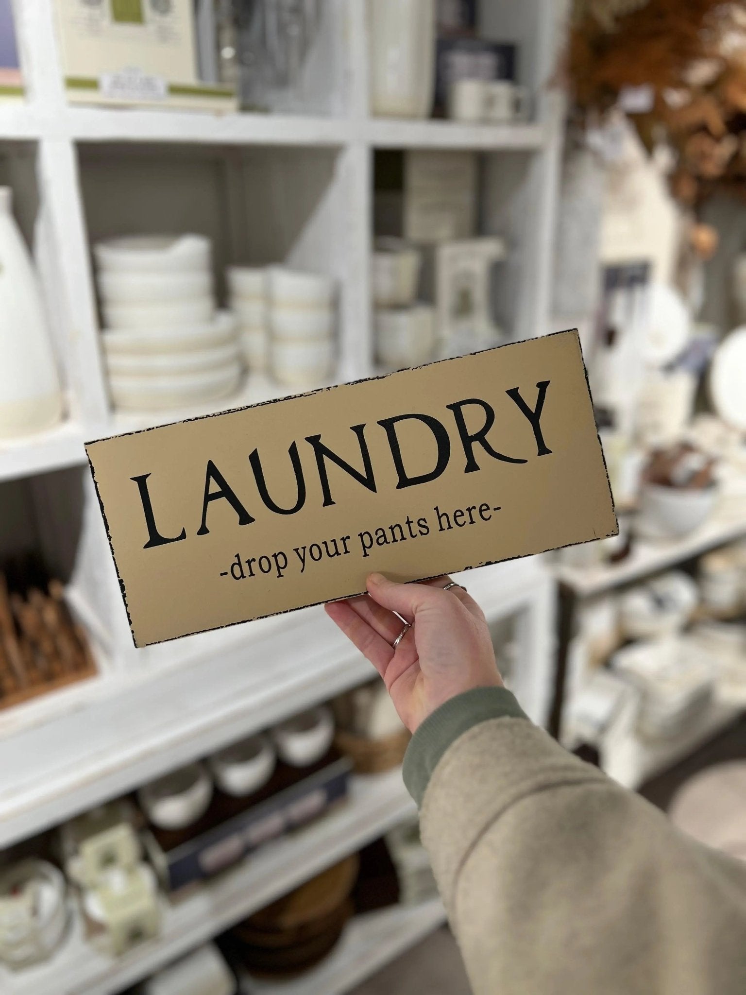 Natural Laundry Wall Sign - Home DecorHome Decor - Lulu Loves Home