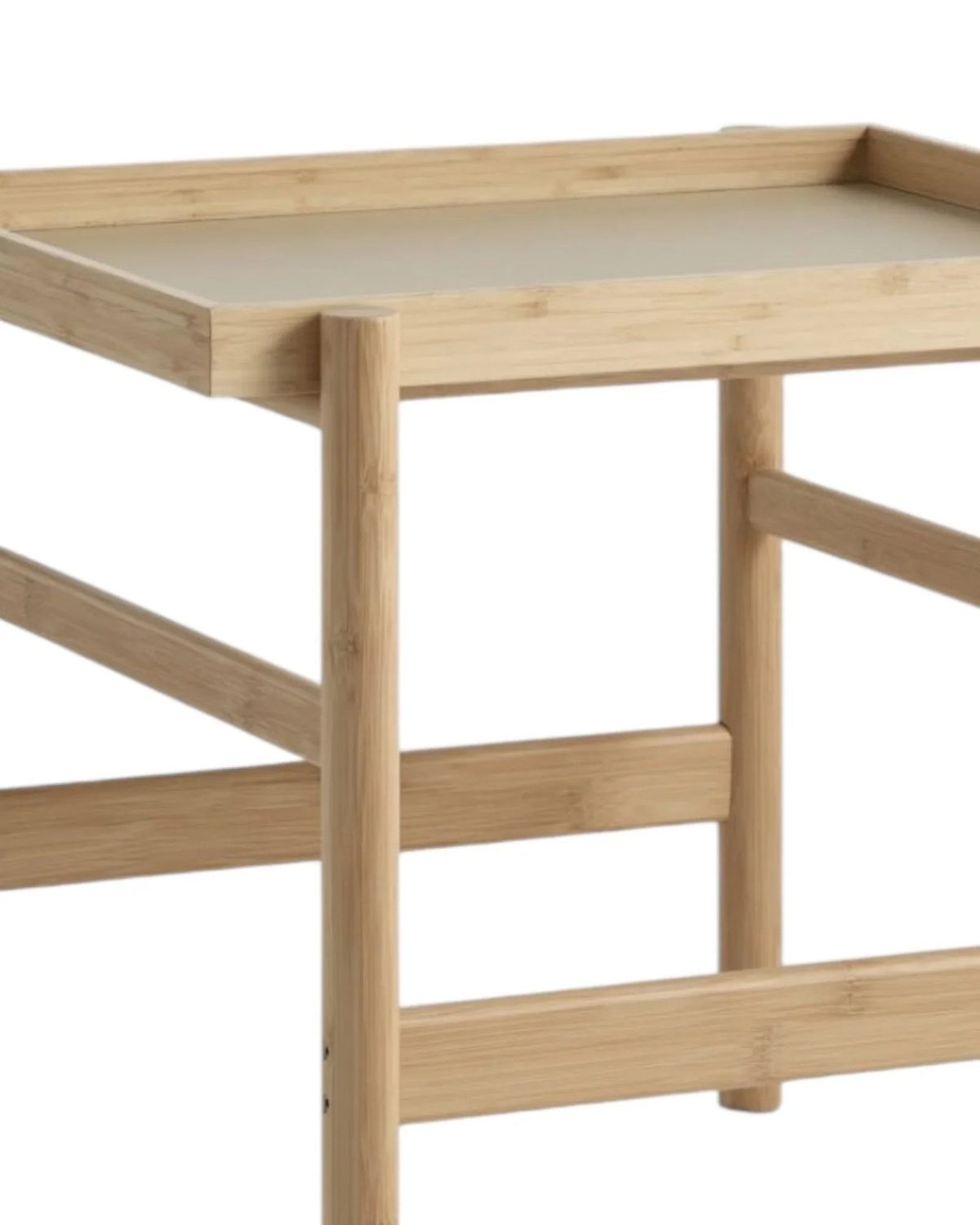 Natural Wood And Bamboo Side Table - Furniture And MirrorsFurniture And Mirrors - Lulu Loves Home