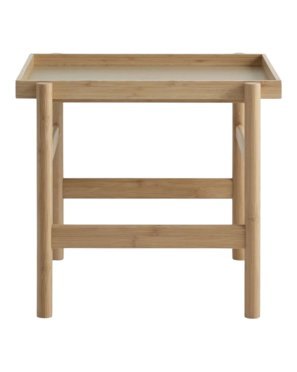 Natural Wood And Bamboo Side Table - Furniture And MirrorsFurniture And Mirrors - Lulu Loves Home