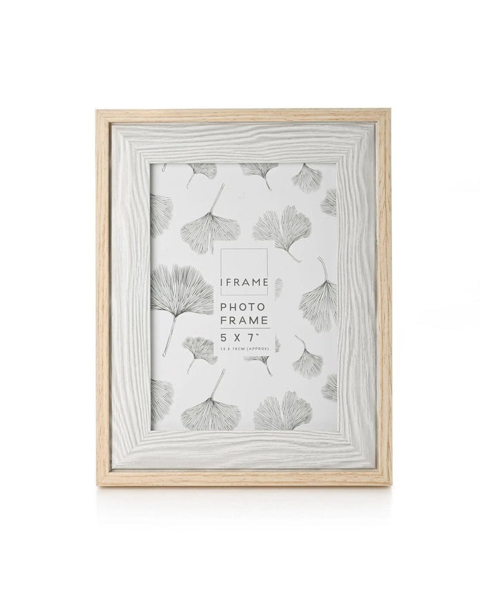 Natural Wood And Grey Effect Photo Frame - Photo FramesPhoto Frames - Lulu Loves Home
