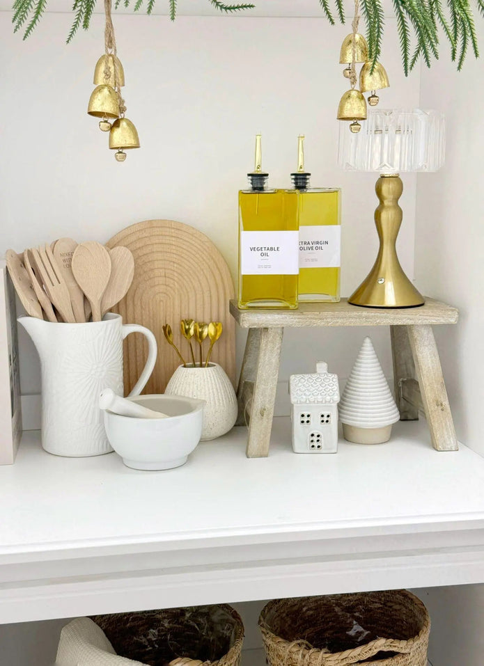 Natural Wooden Rustic Display Bench – Small or Large - Home DecorHome Decor - Lulu Loves Home