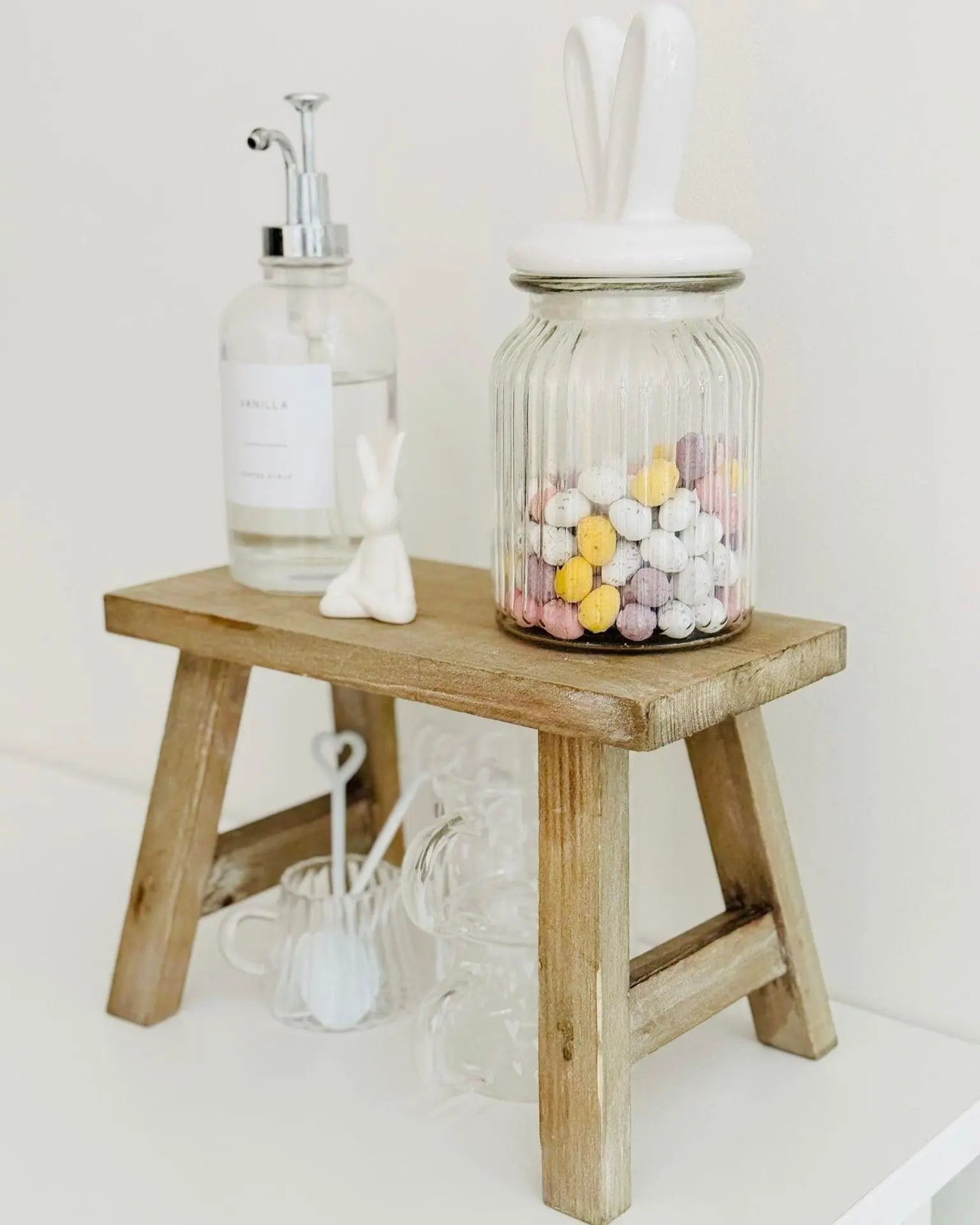 Natural Wooden Rustic Display Bench – Small or Large - Home DecorHome Decor - Lulu Loves Home