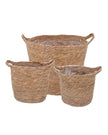 Natural Woven Basket With Handles - Home DecorHome Decor - Lulu Loves Home
