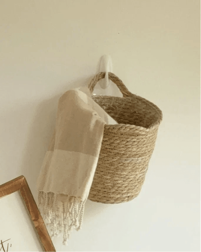Natural Woven Basket With Handles - Home DecorHome Decor - Lulu Loves Home