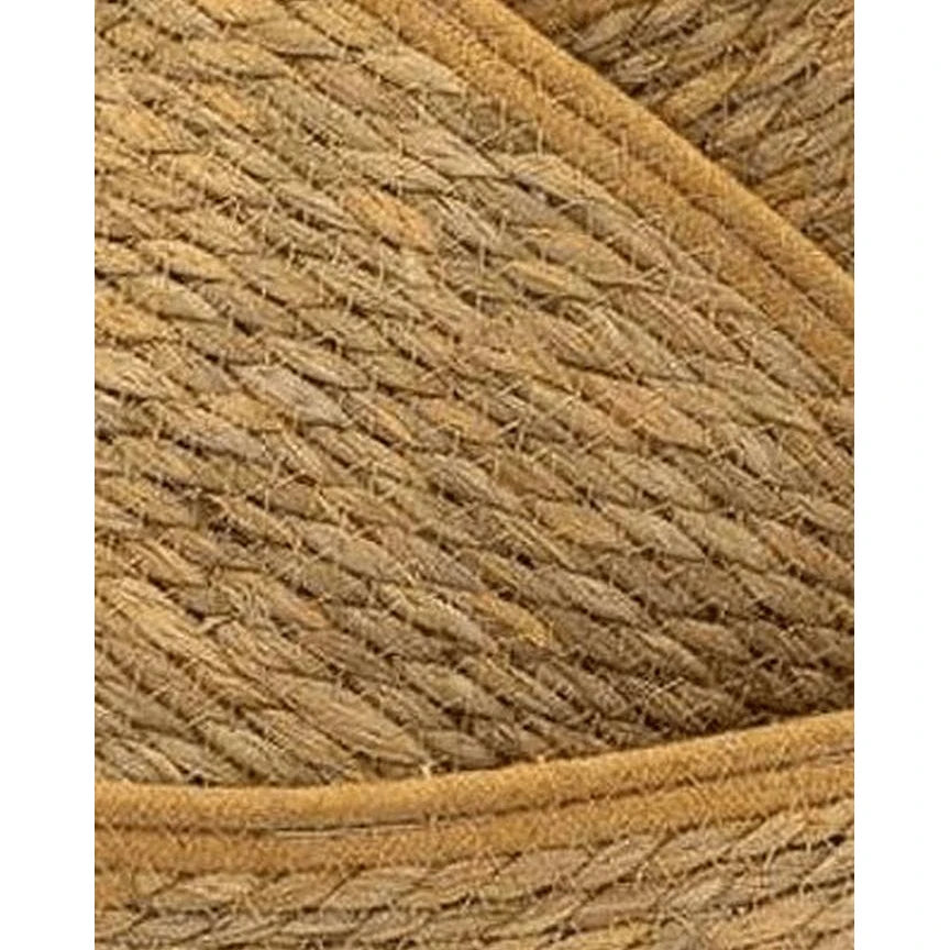 Natural woven rope basket with handles, ideal for home decor storage, by Satchville.