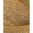 Natural woven rope basket with handles, ideal for home decor storage, by Satchville.