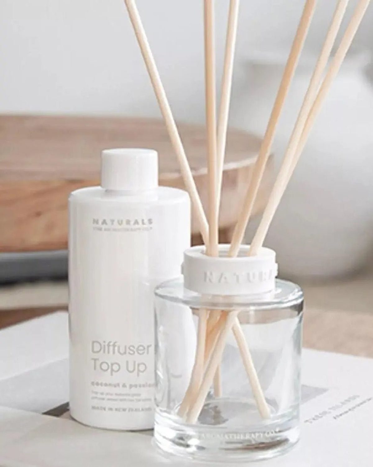 Naturals Luxury Diffuser Refil - Rose Jasmine & Oud - Reed DiffuserReed Diffuser - Lulu Loves Home