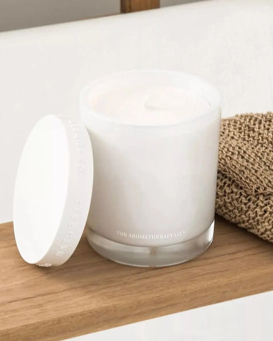 Naturals Luxury Glass Lidded Candle - Blood Orange And Pomelo - CandlesCandles - Lulu Loves Home