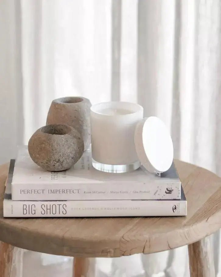 Naturals Luxury Glass Lidded Candle - Blood Orange And Pomelo - CandlesCandles - Lulu Loves Home