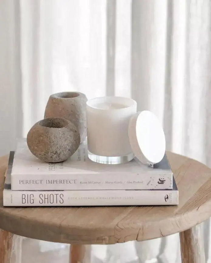 Naturals Luxury Glass Lidded Candle - Blood Orange And Pomelo - CandlesCandles - Lulu Loves Home