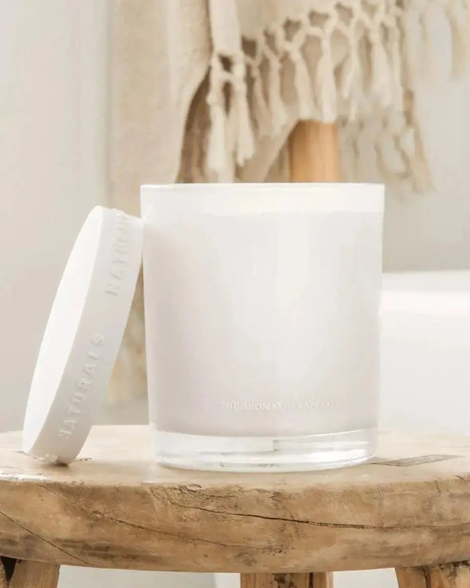 Naturals Luxury Glass Lidded Candle - Blood Orange And Pomelo - CandlesCandles - Lulu Loves Home