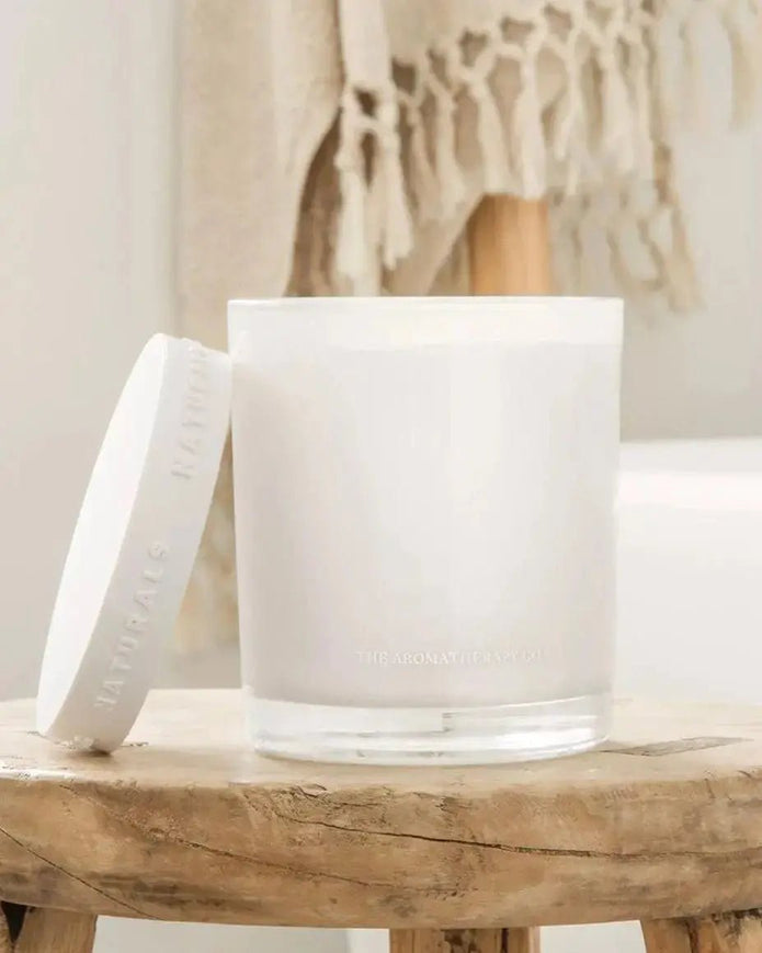 Naturals Luxury Glass Lidded Candle - Blood Orange And Pomelo - CandlesCandles - Lulu Loves Home