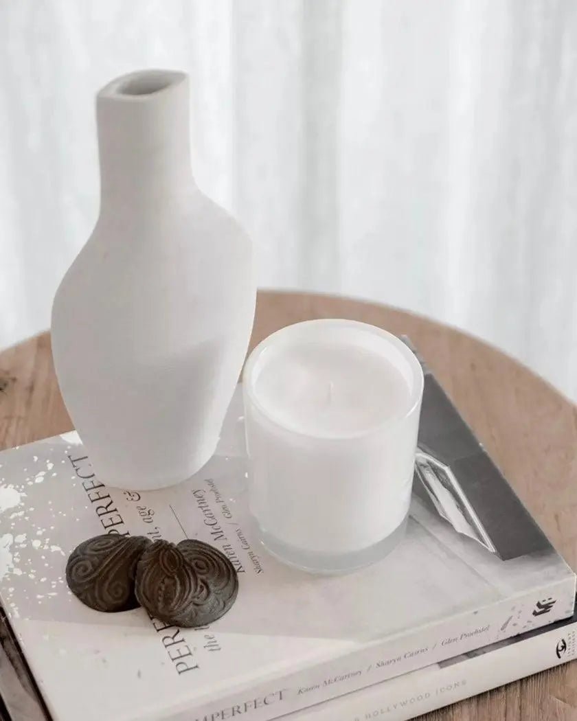 Naturals Luxury Glass Lidded Candle - Neroli & Amber Wood - CandlesCandles - Lulu Loves Home