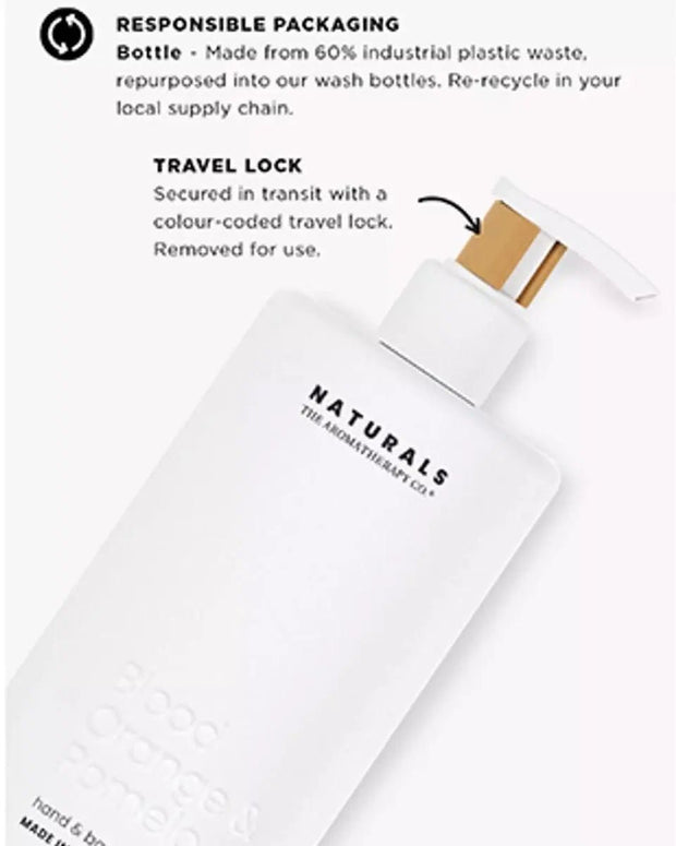 Naturals Luxury Hand & Body Wash - Blood Orange And Pomelo - GiftsGifts - Lulu Loves Home