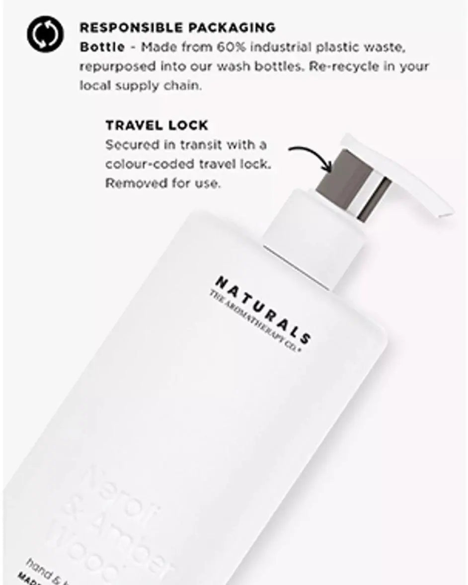 Naturals Luxury Hand & Body Wash - Neroli And Amber Wood - GiftsGifts - Lulu Loves Home