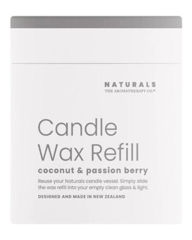 Naturals Luxury Wax Candle Refil - Coconut & Passion Berry - CandlesCandles - Lulu Loves Home